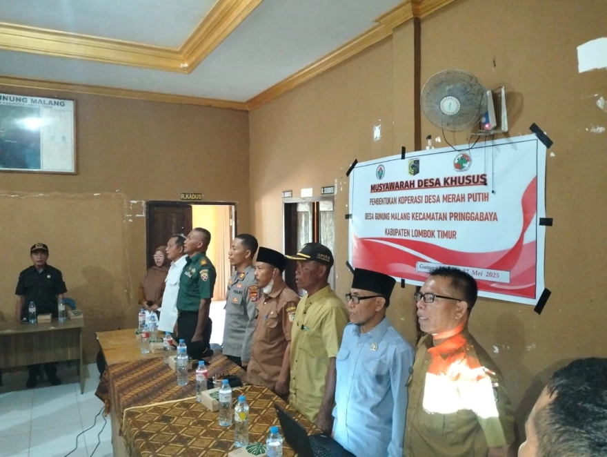MUSDES PEMBENTUKAN KOPERASI DESA MERAH PUTIH GUNUNG MALANG